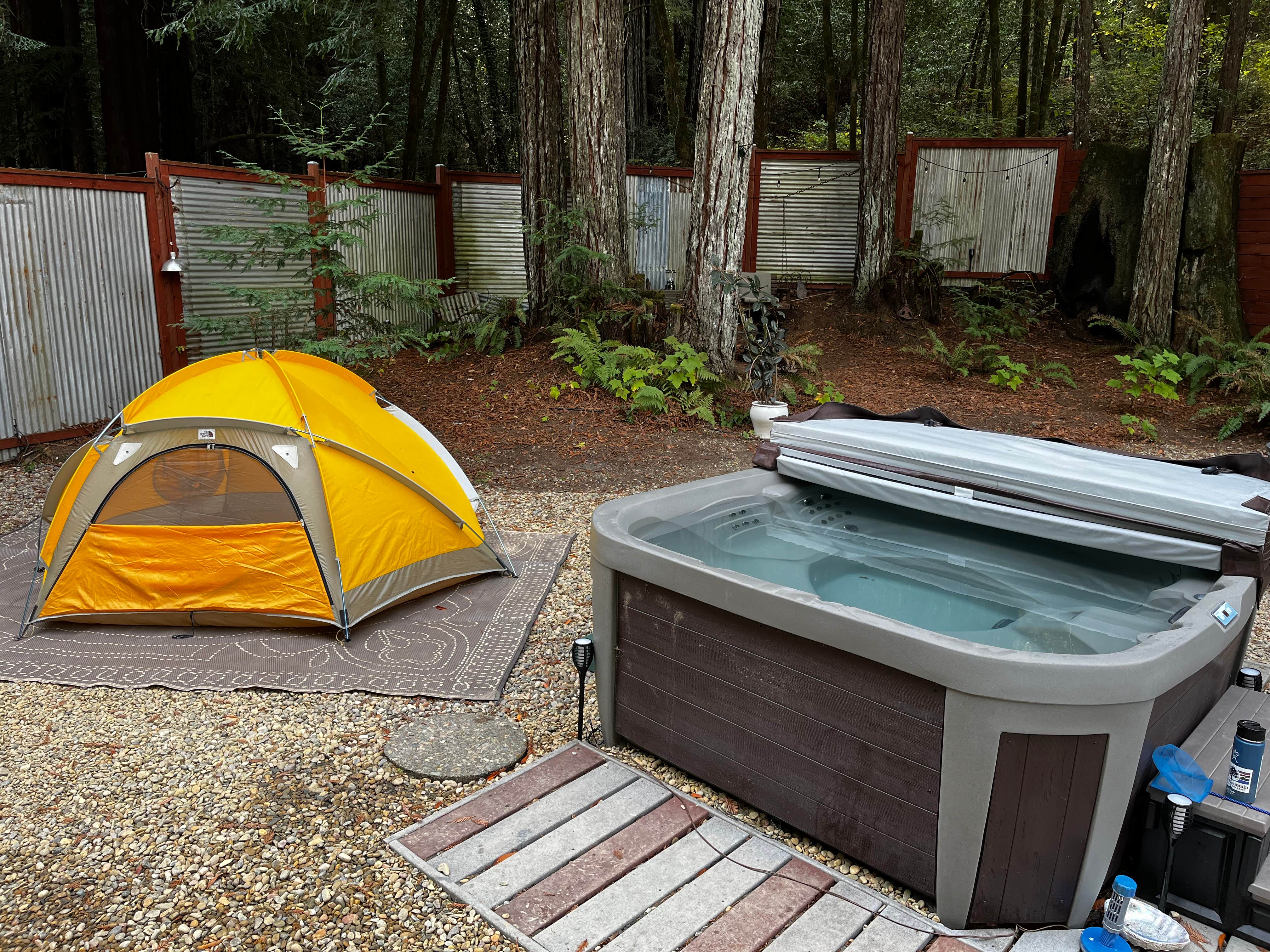 Robert C.'s photo at Glamping in the Redwoods 🐶🐕💃🕺🏼 near Santa Rosa, CA