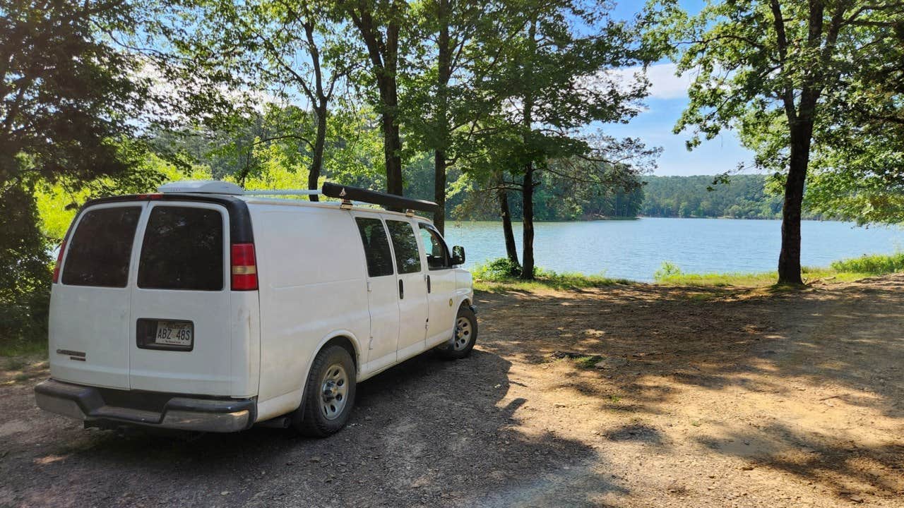 Camper submitted image from West Side Spring Lake Dispersed, Ozark NF, AR - 1