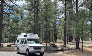Donna H.'s photo of rv camping at Bonito Campground — Sunset Crater National Monument near Leupp, AZ