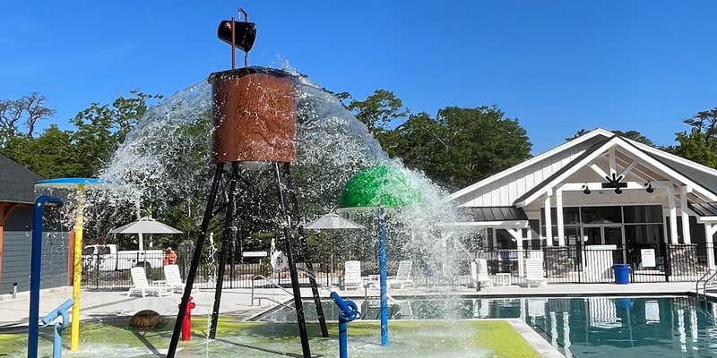 Camper submitted image from Ocean City Campground & Beach Cabins