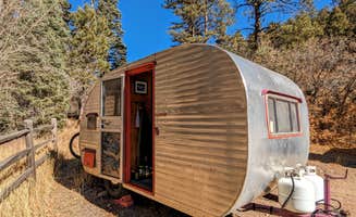 Shari G.'s photo of glamping accommodations at Hyde Memorial State Park Campground near Peña Blanca, NM