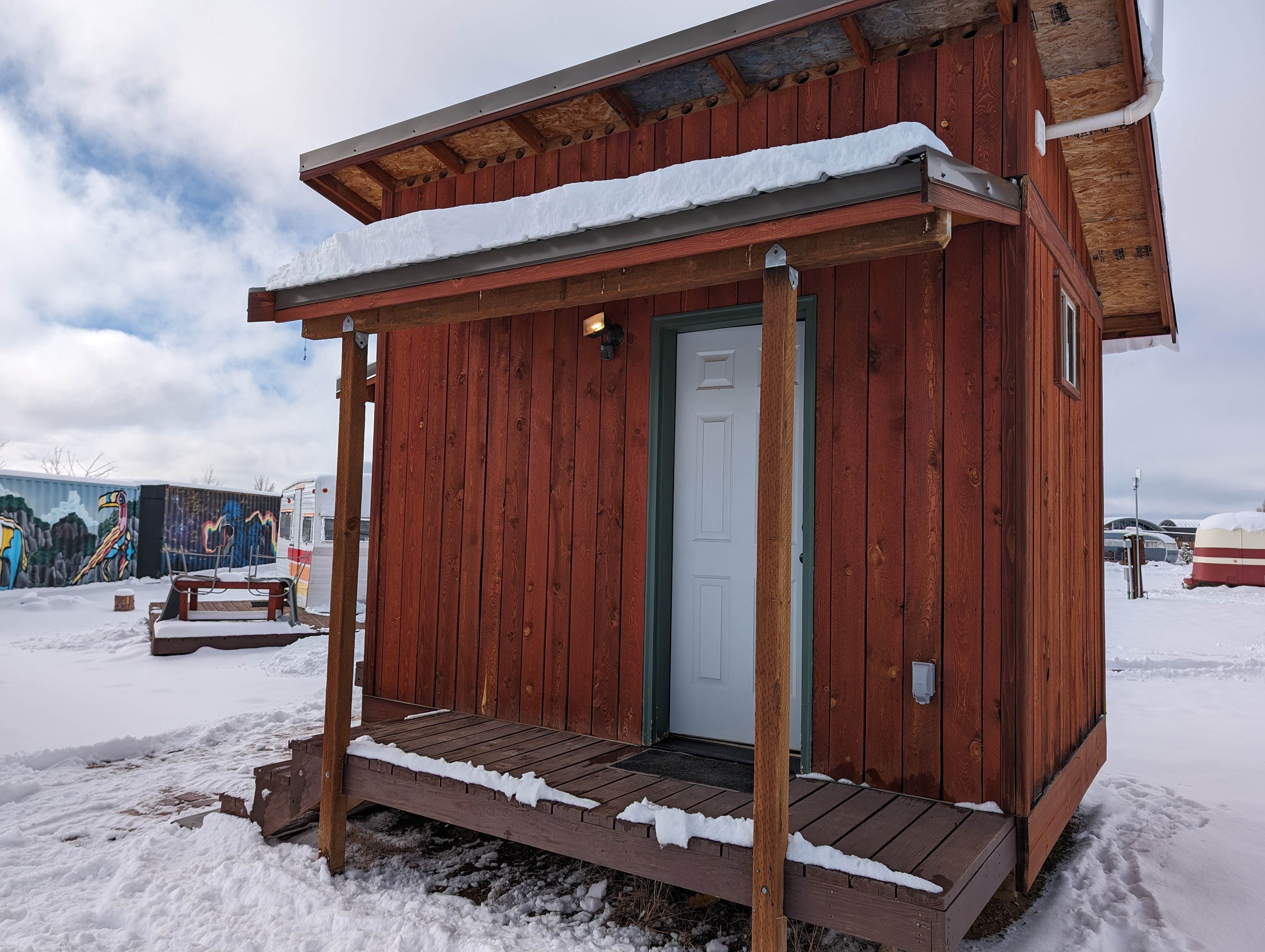Shari  G.'s photo of glamping accommodations at Hotel Luna Mystica near Ute Park, NM
