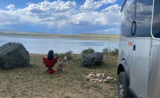 Eric S.'s photo of rv camping at Lake Hattie Public Access Area near Laramie, WY