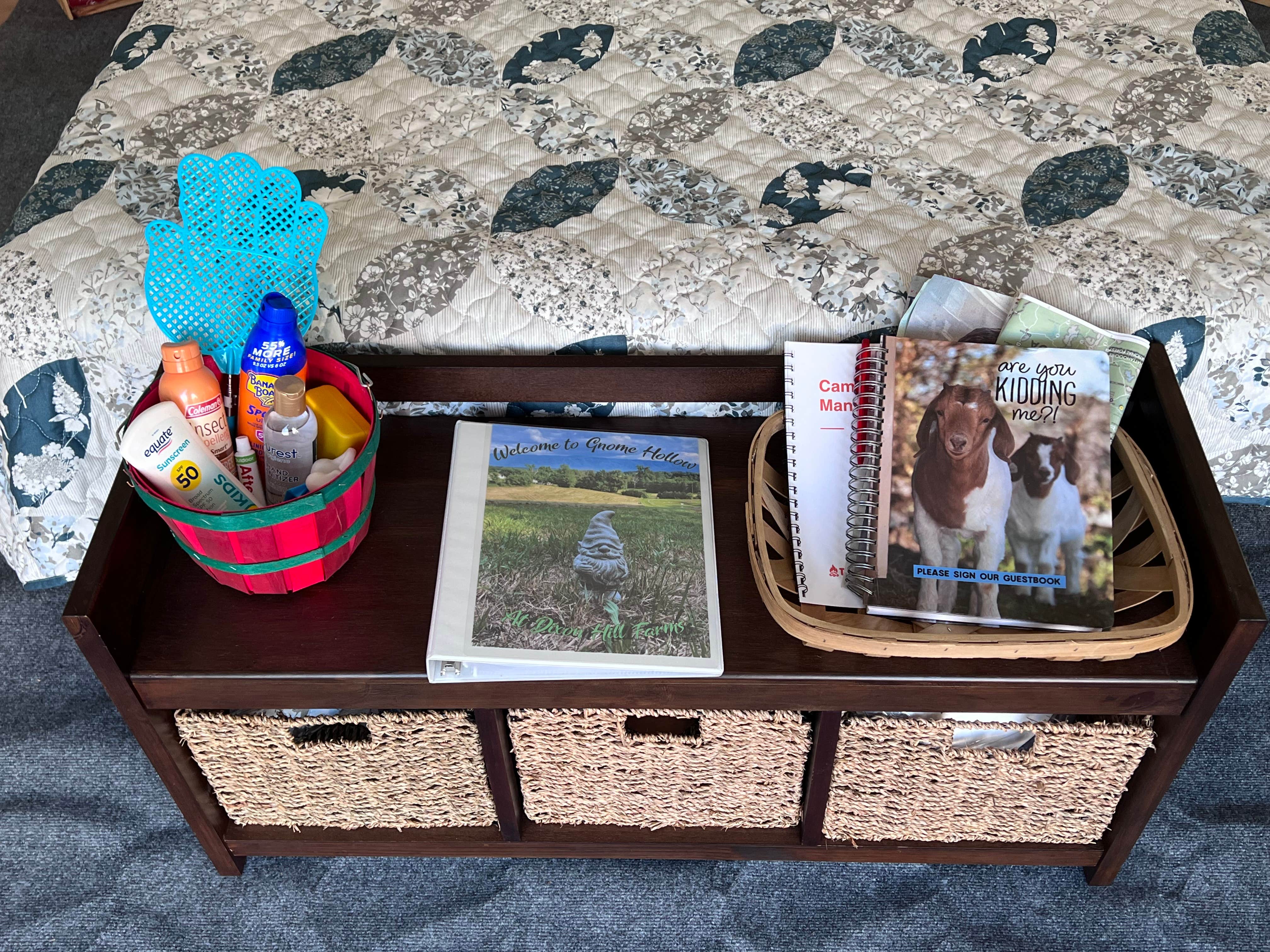 John D.'s photo of camping with pets at Gnome Hollow at Dixon Hill Farms, LLC near Cherokee National Forest