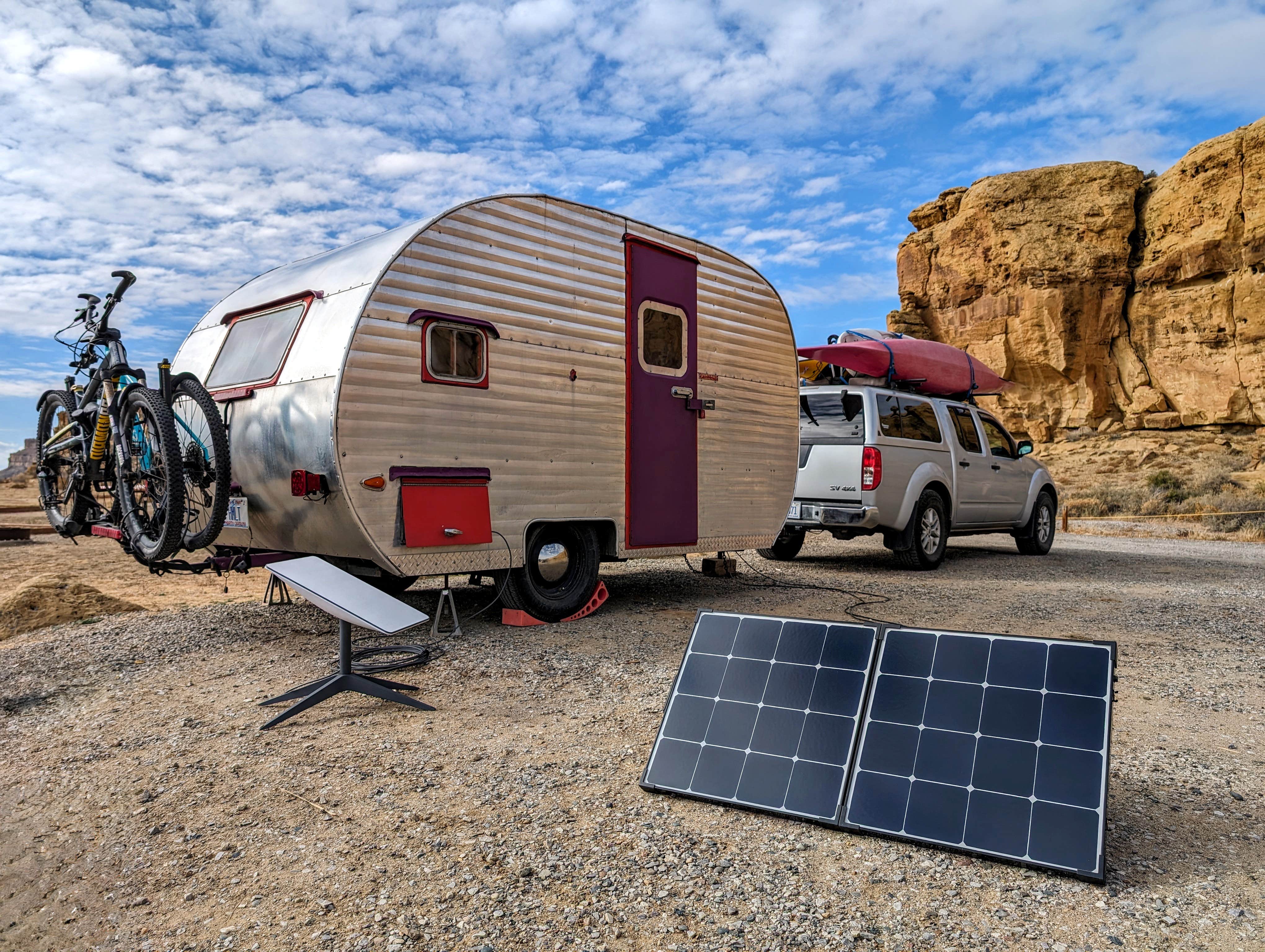 Shari  G.'s photo of rv camping at Gallo Campground — Chaco Culture National Historical Park near Nageezi, NM