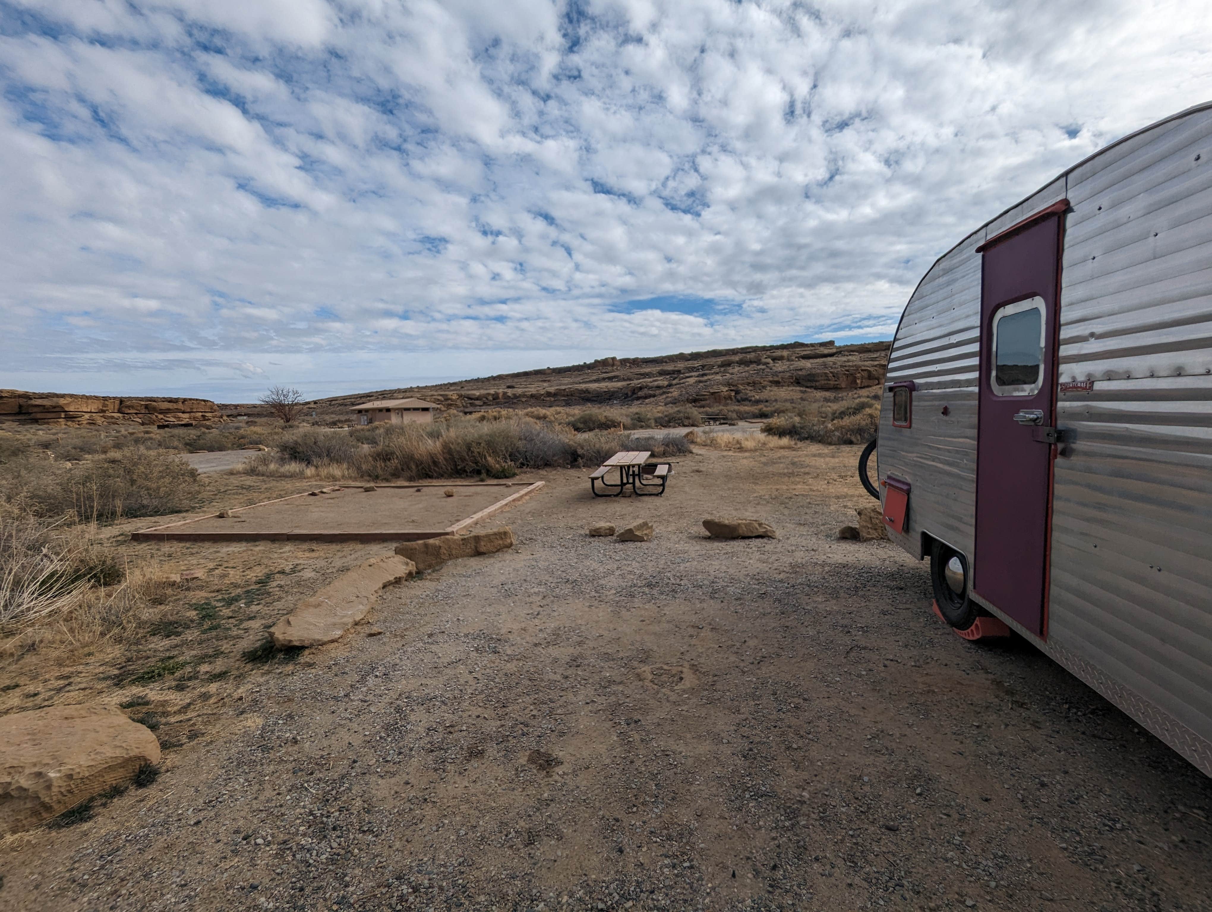 Shari  G.'s photo of rv camping at Gallo Campground — Chaco Culture National Historical Park near Counselor, NM