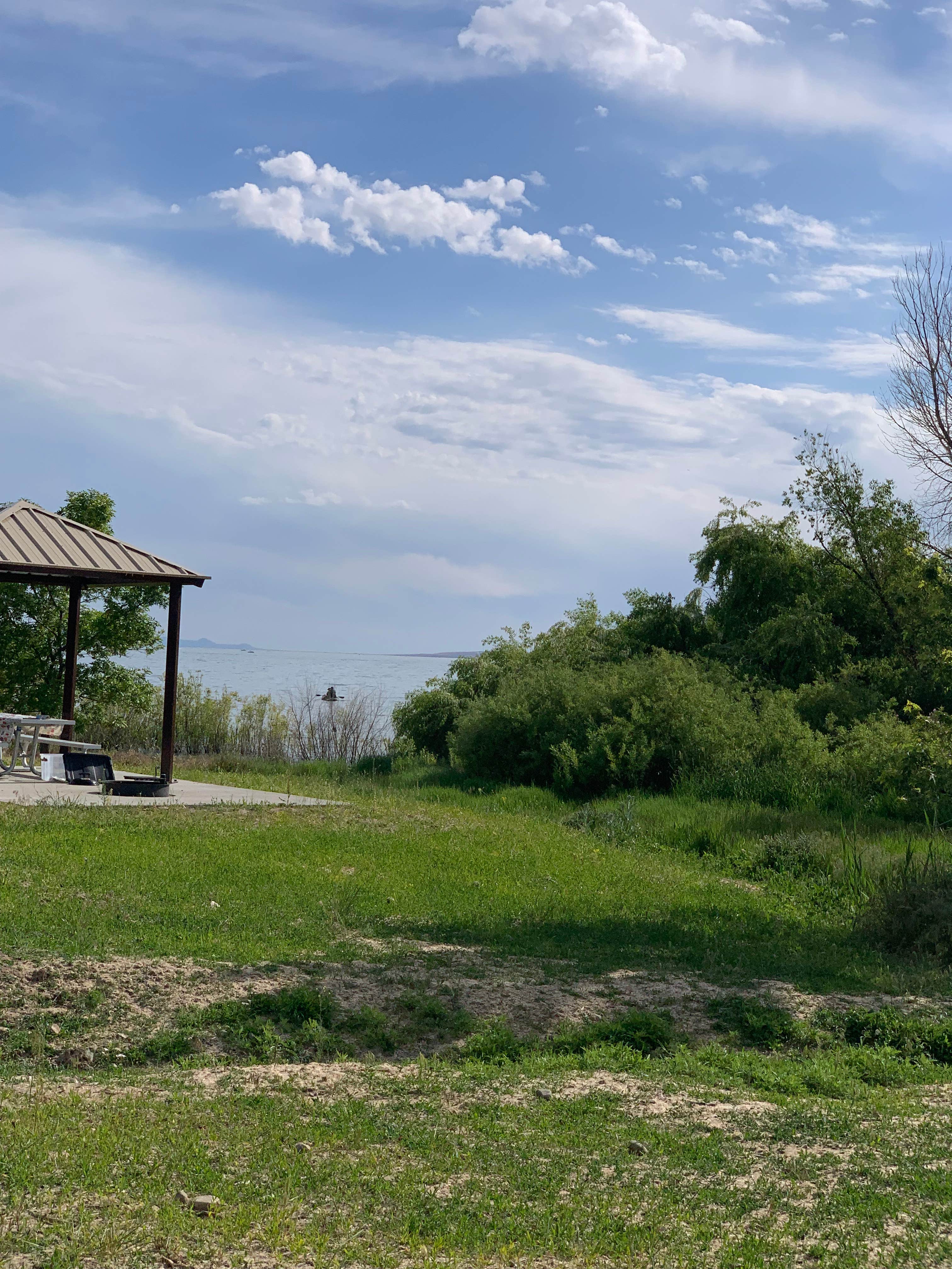 Camper-submitted photo at Cottonwood Campground — Willard Bay State Park near Uinta-Wasatch-Cache National Forest