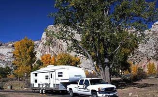 The Dyrt's photo of rv camping at Split Mountain Group Campground — Dinosaur National Monument near Vernal, UT