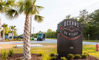 Camping near Wilmington KOA: Oceans RV Resort, Holly Ridge, North Carolina