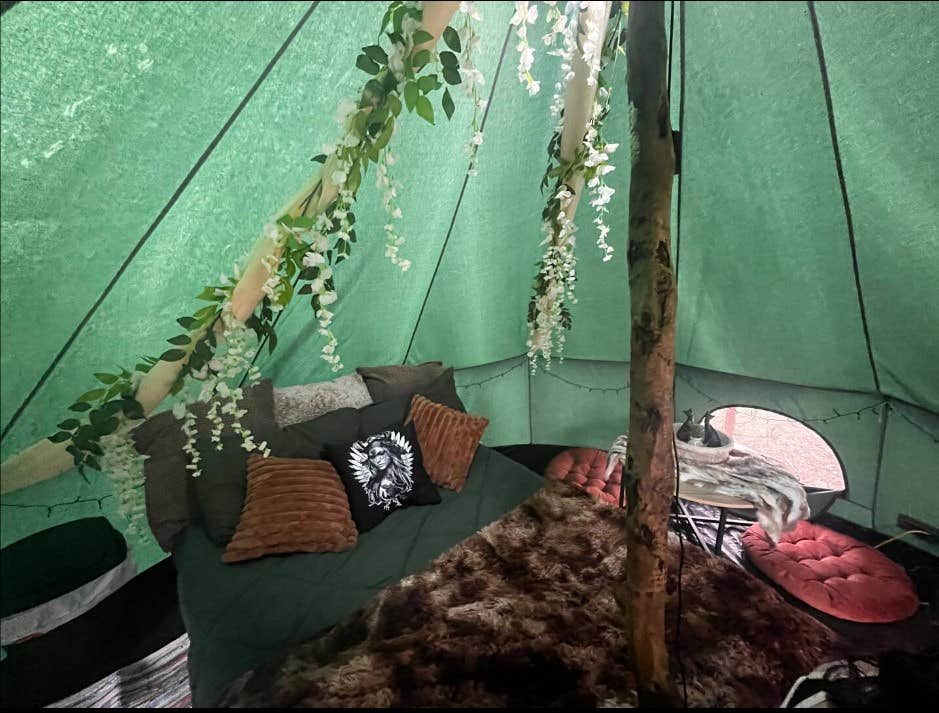 Matthew N.'s photo of glamping accommodations at Mydnyt Mountain near Larkspur, CO