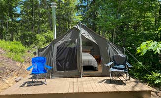 John E.'s photo of glamping accommodations at Tail-Tuckaway near Tuftonboro, NH