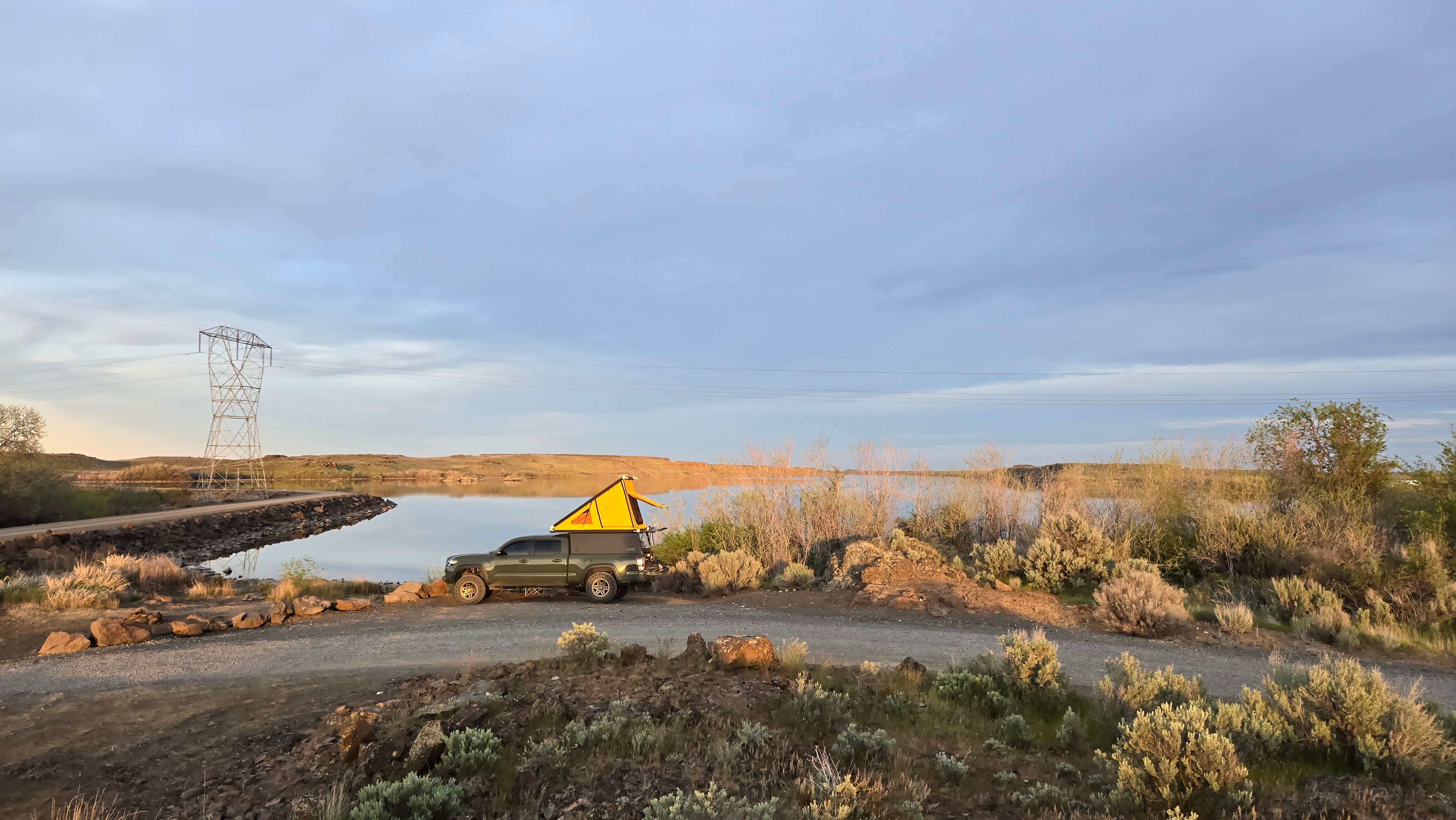 Camper-submitted photo at Burke Lake South near Quincy, WA