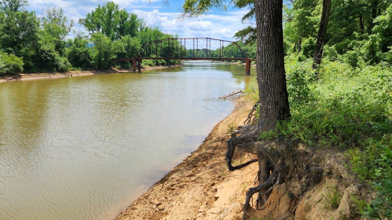 Fred S.'s photo of a dispersed camping area at Wards Crossing Dispersed, Nimrod Lake Rec Area, AR near Royal, AR