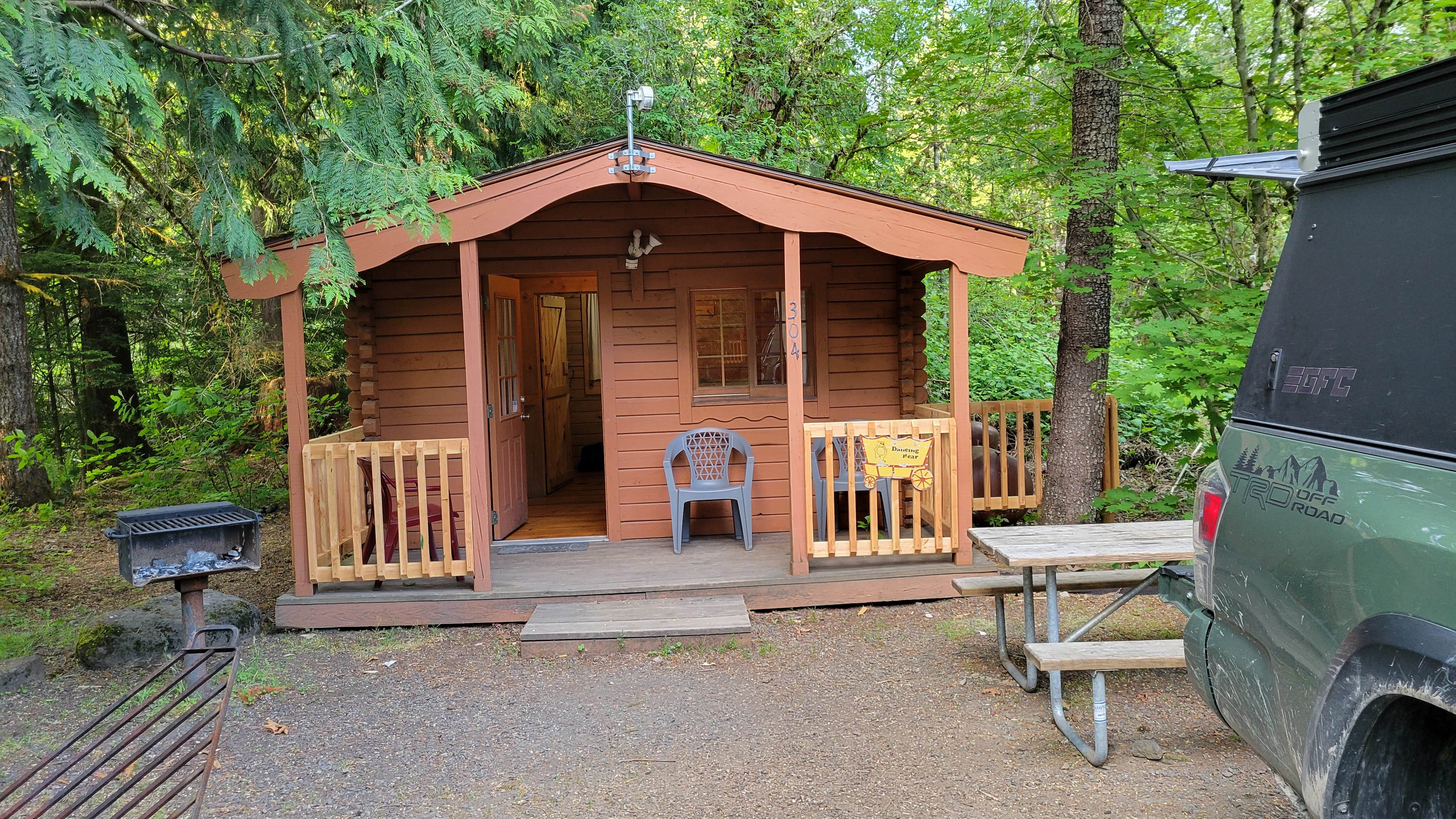 Jason G.'s photo of glamping accommodations at Mt Hood Village Resort near Detroit, OR