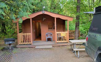 Jason G.'s photo of a cabin at Mt Hood Village Resort near Carson, WA