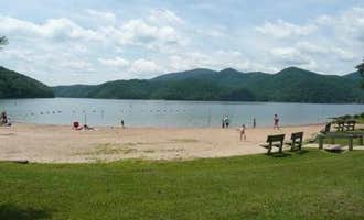 Camping near Mcclintic Point: Morris Hill Campground, Hot Springs, Virginia