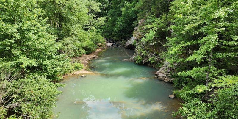 Camper submitted image from CR133/FR146 Hogan Creek Dispersed, Ouachita NF, AR