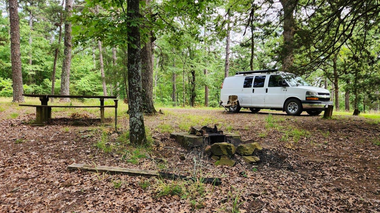 Camper-submitted photo at Fourche Mountain Campground near Nimrod Lake