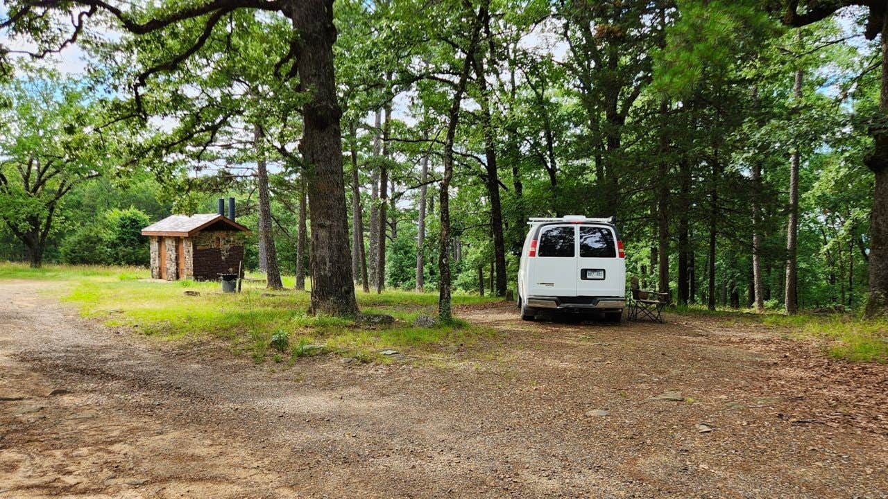 Camper-submitted photo at Fourche Mountain Campground near Nimrod Lake