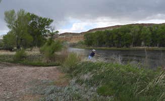 Douglas S.'s photo of a dispersed camping area at Sanger Access Area, Dispersed Camping near Encampment, WY
