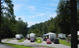 Camping near Rock Castle Gorge Backcountry Campground — Blue Ridge Parkway: Salthouse Branch Campground, Henry, Virginia