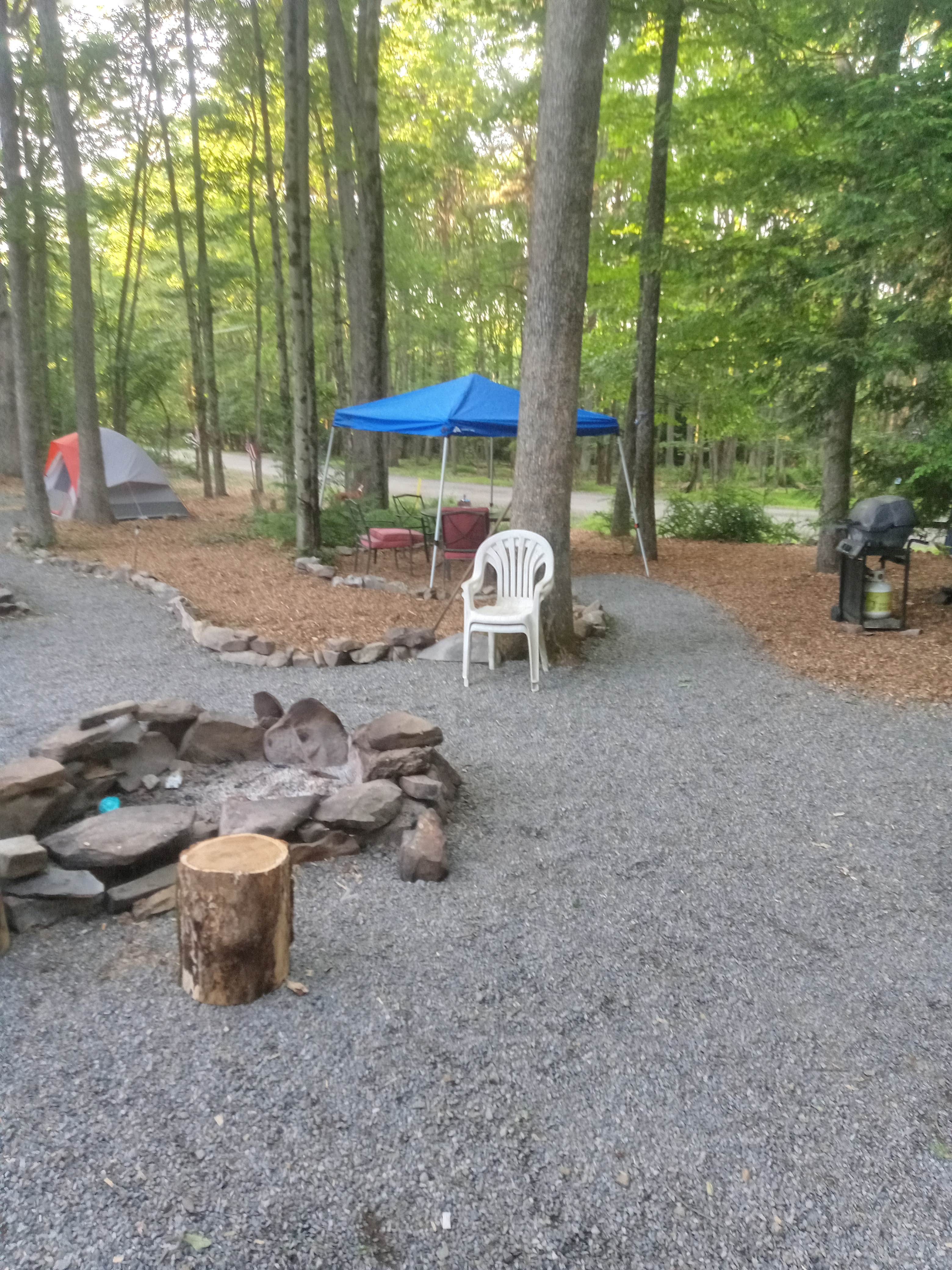 Keith C.&#x27;s photo of tent camping at Scrub Mountain Retreat near Blandon, PA