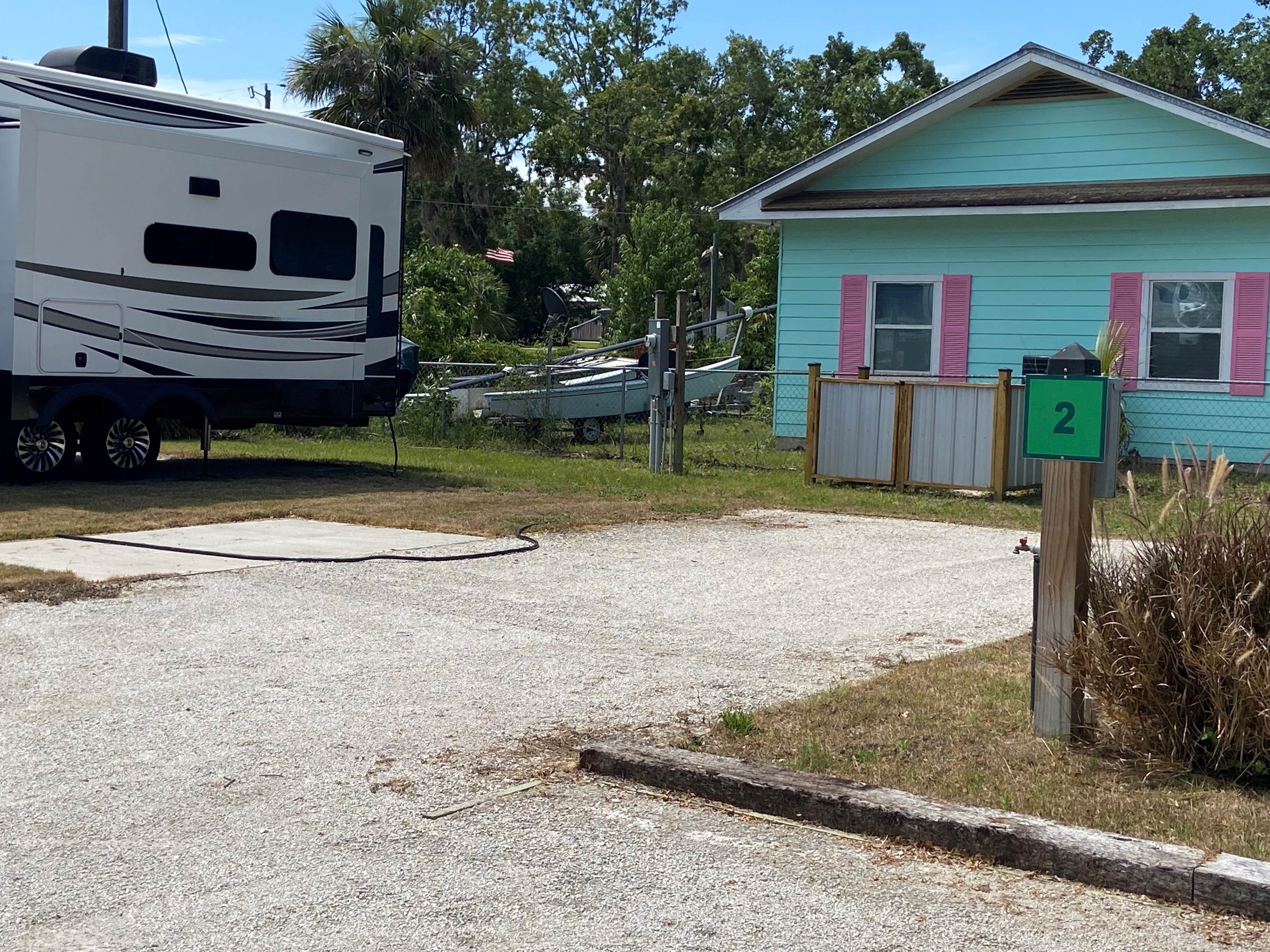 Denise F.'s photo of rv camping at Camp Salty Turtle near Steinhatchee, FL