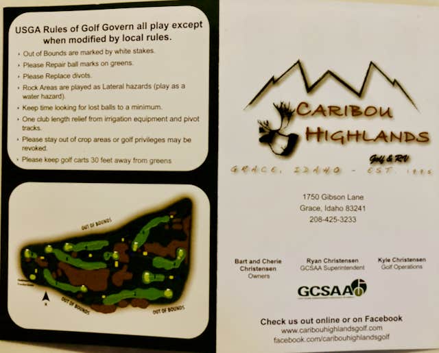 Camper-submitted photo at Caribou Highlands Golf & RV near Soda Springs, ID