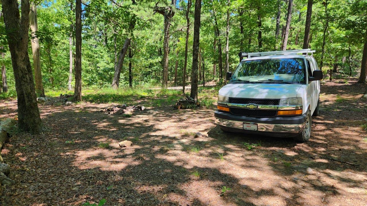 Camper-submitted photo at FR132-Grindstone Rd Dispersed, Ouachita NF, AR near Casa, AR