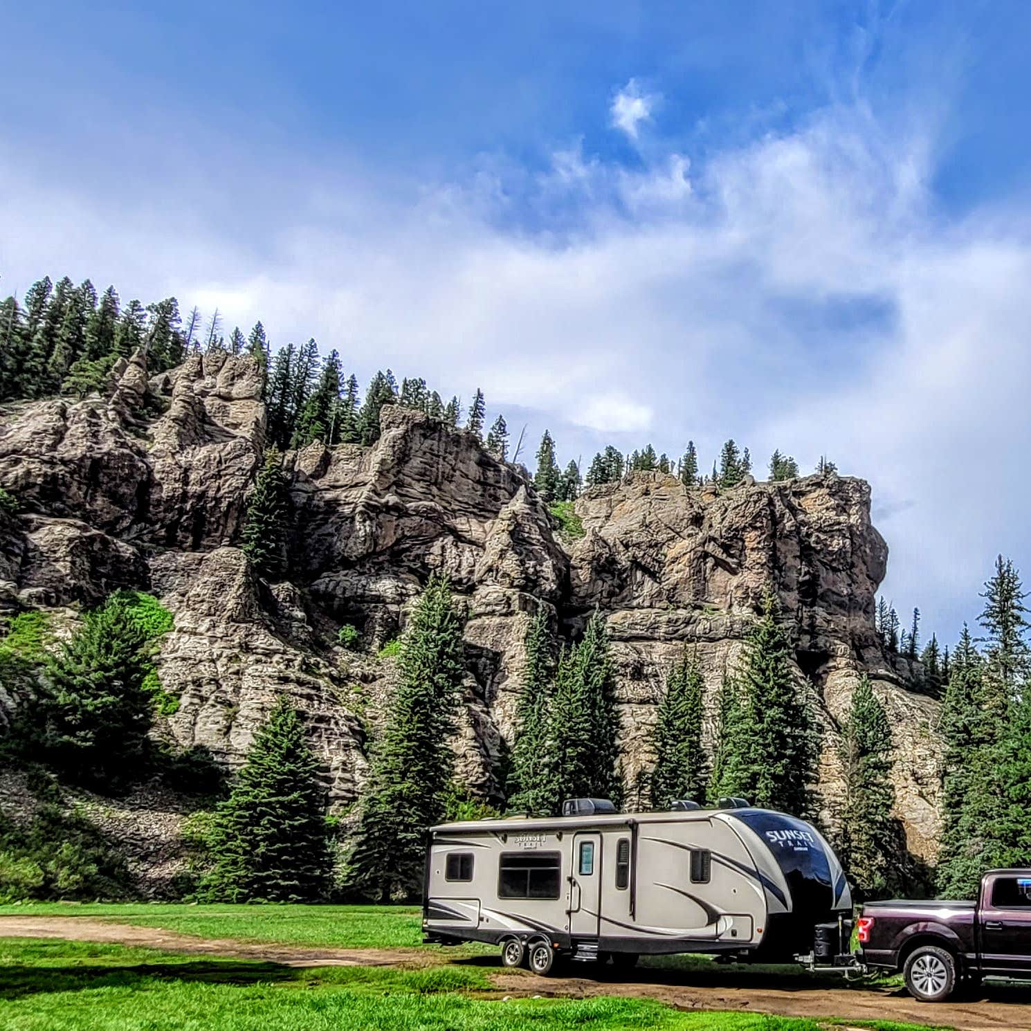 East Fork San Juan River, USFS Road 667 Dispersed Camping Pagosa