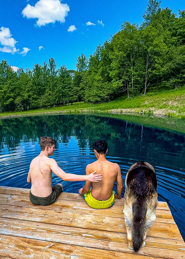 Amy Marie K.'s photo of camping with pets at Retreat at Fern Hill near Coudersport, PA