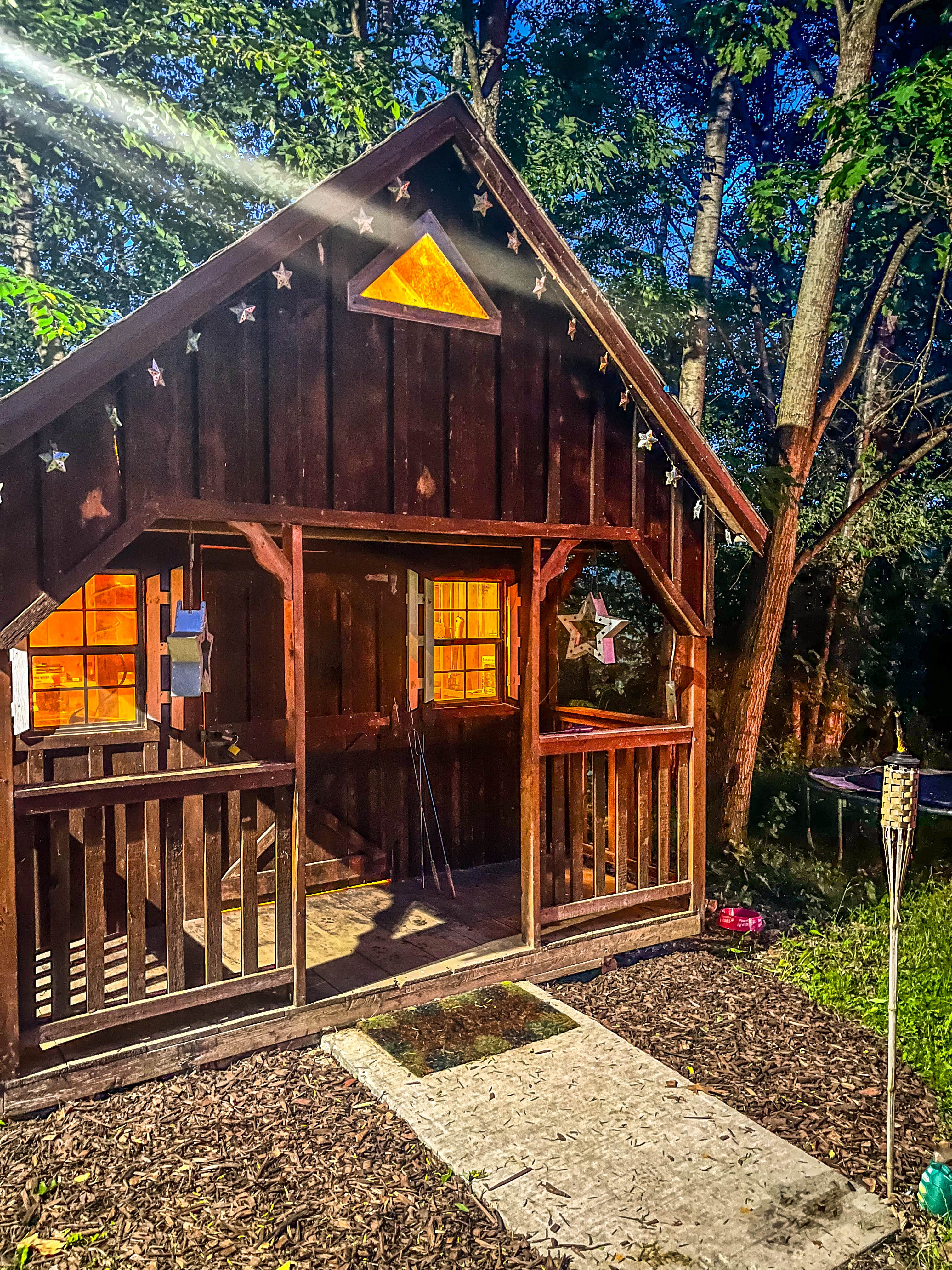 Amy Marie K.'s photo of a cabin at Retreat at Fern Hill near Hunt, NY