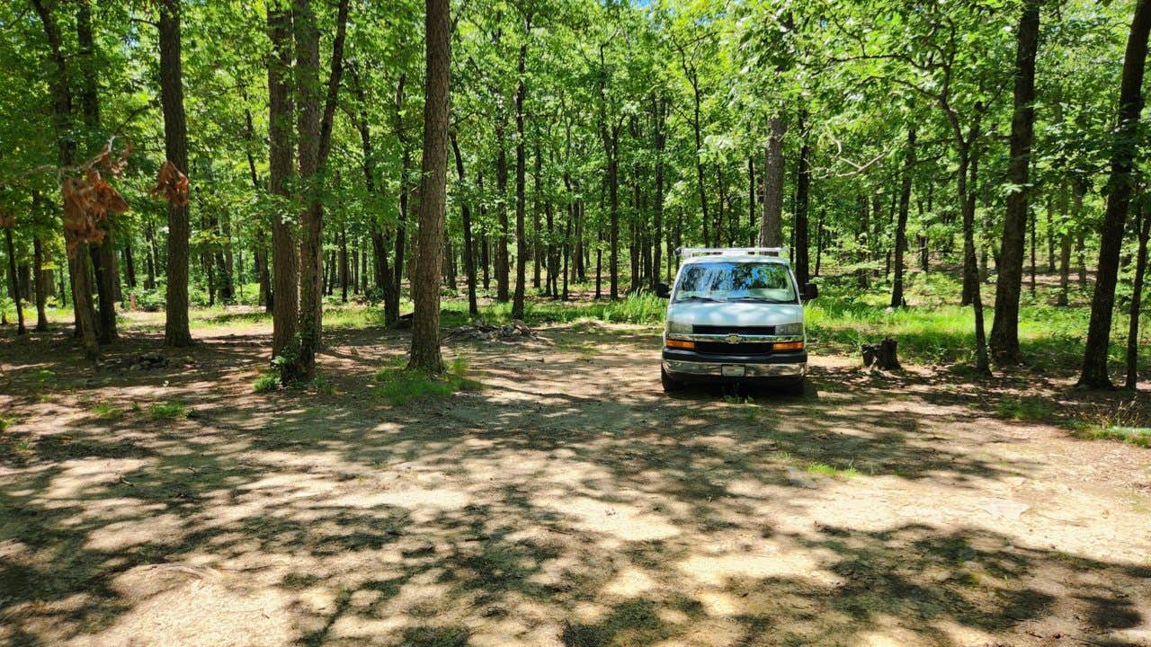 Camper-submitted photo at FR132 Grindstone Mountain Area Dispersed, Ouachita NF. AR near Jessieville, AR