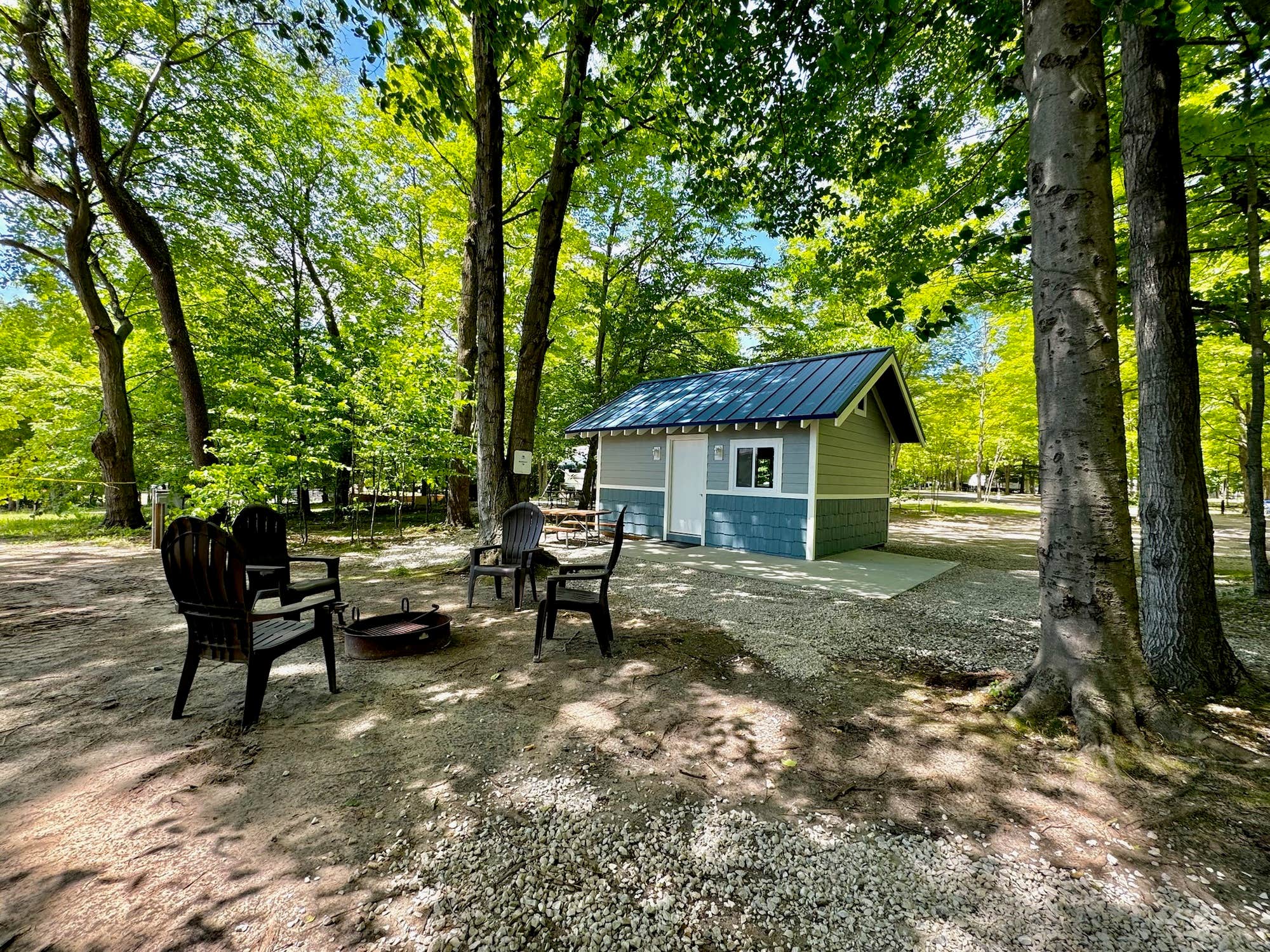 The Dyrt's photo of a cabin at Indigo Bluffs RV Park near Central Lake, MI