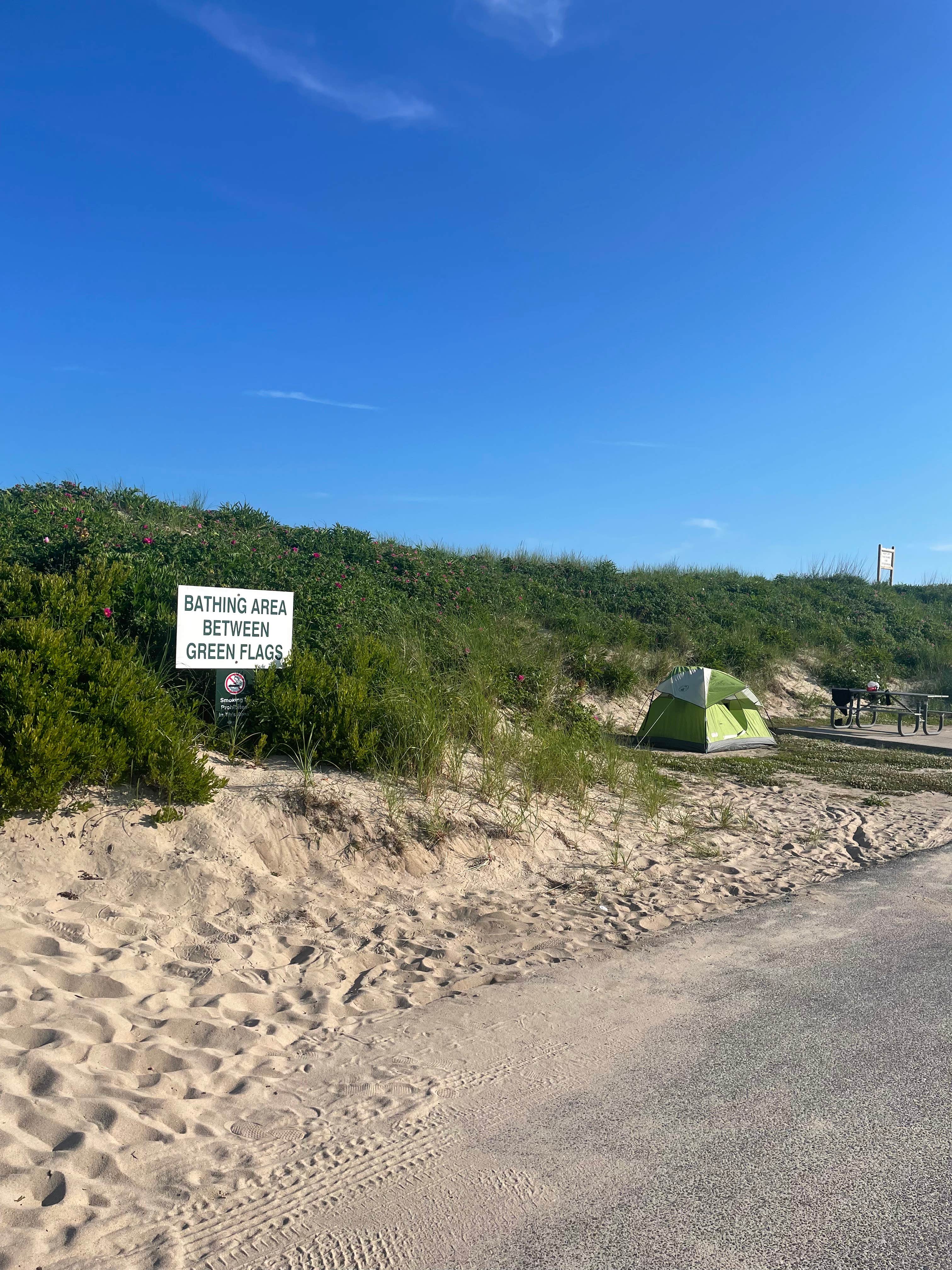 Camper-submitted photo at Hither Hills State Park Campground near Block Island, RI