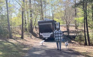 MickandKarla W.'s photo of camping with pets at Clark Creek North Campground near Dallas, GA