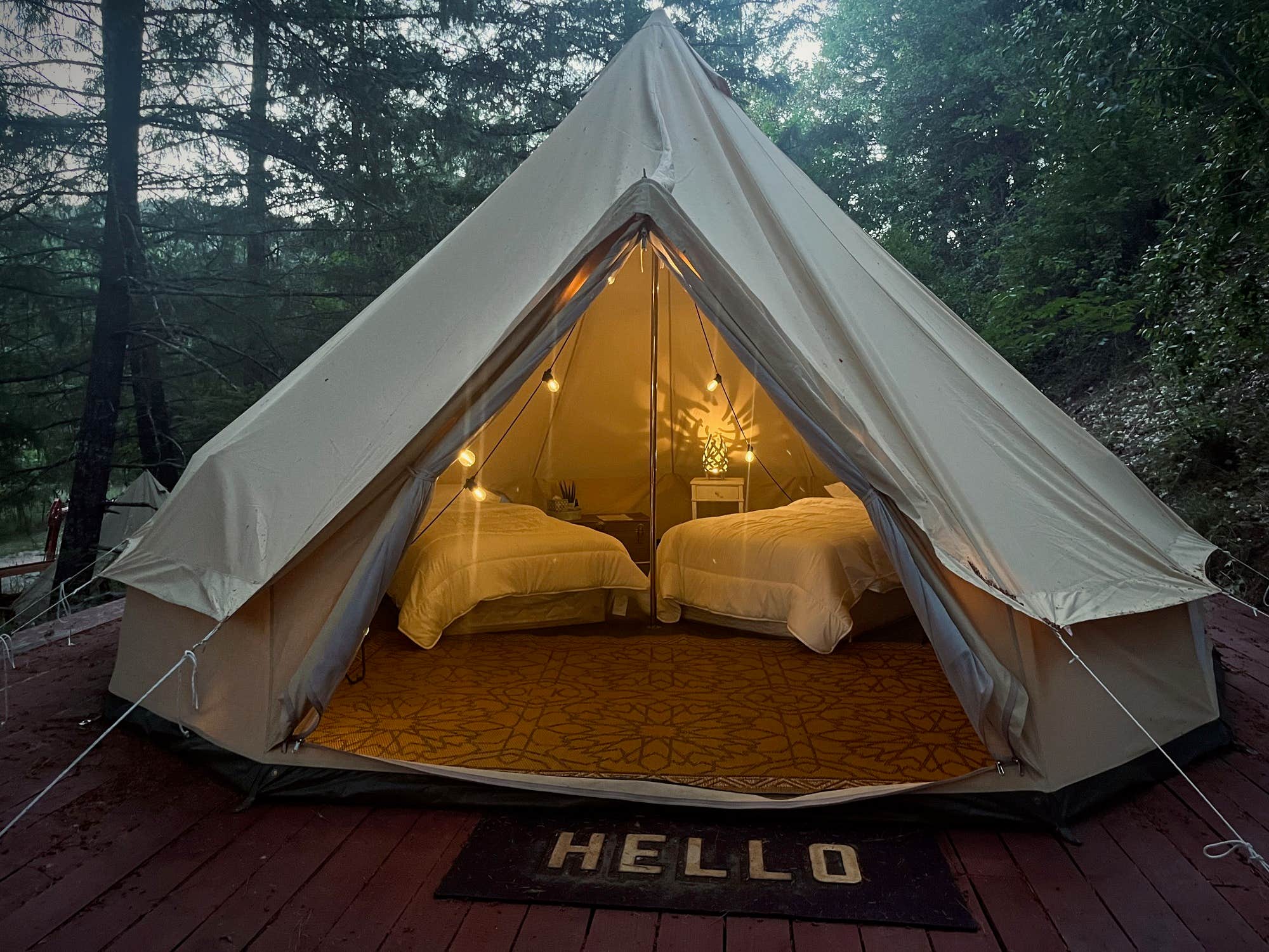 The Dyrt's photo of glamping accommodations at Mendocino Magic near Myers Flat, CA