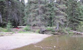 Camping near Cougar Flat: Salmon Cove Group Site, Goose Prairie, Washington