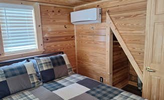 James's photo of glamping accommodations at Cedar Hills Campground near Spring Green, WI