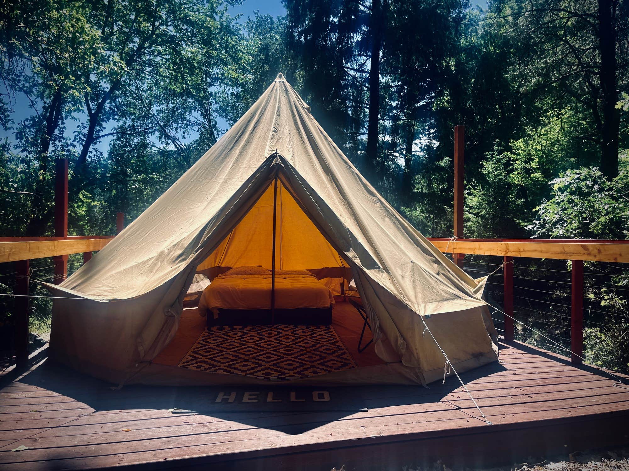 The Dyrt's photo of glamping accommodations at Mendocino Magic near Little River, CA
