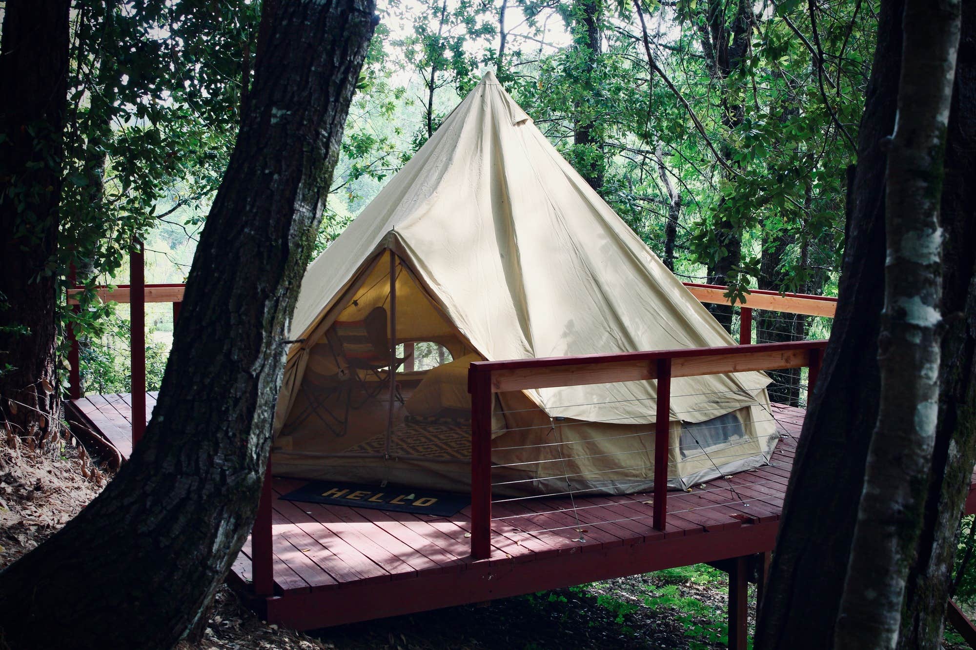 The Dyrt's photo of glamping accommodations at Mendocino Magic near Covelo, CA