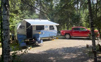Paul G.'s photo of camping with pets at Meadow Creek Campground near Moyie Springs, ID