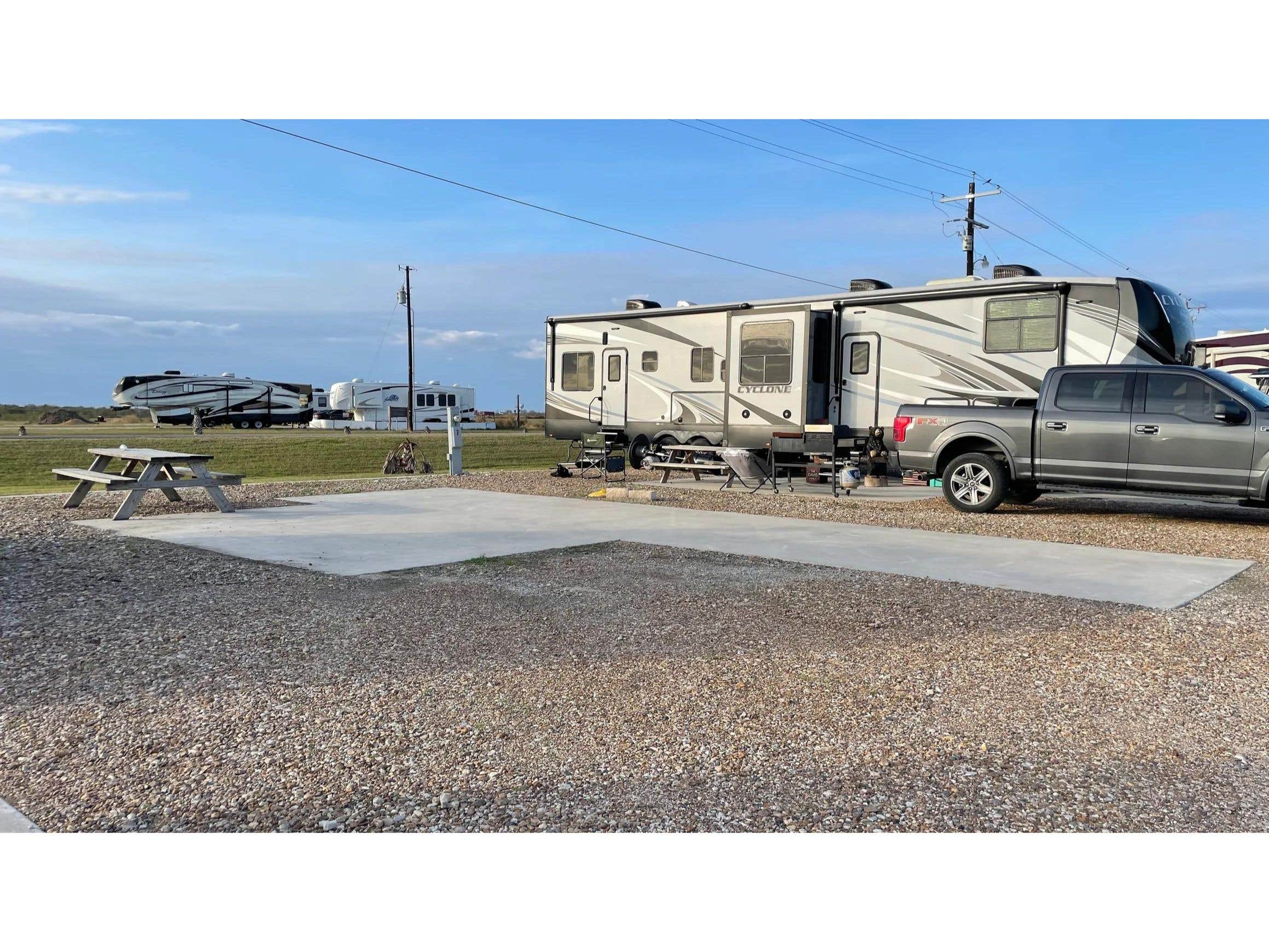 Abby F.'s photo of rv camping at Magnolia Beach RV Park near Edna, TX