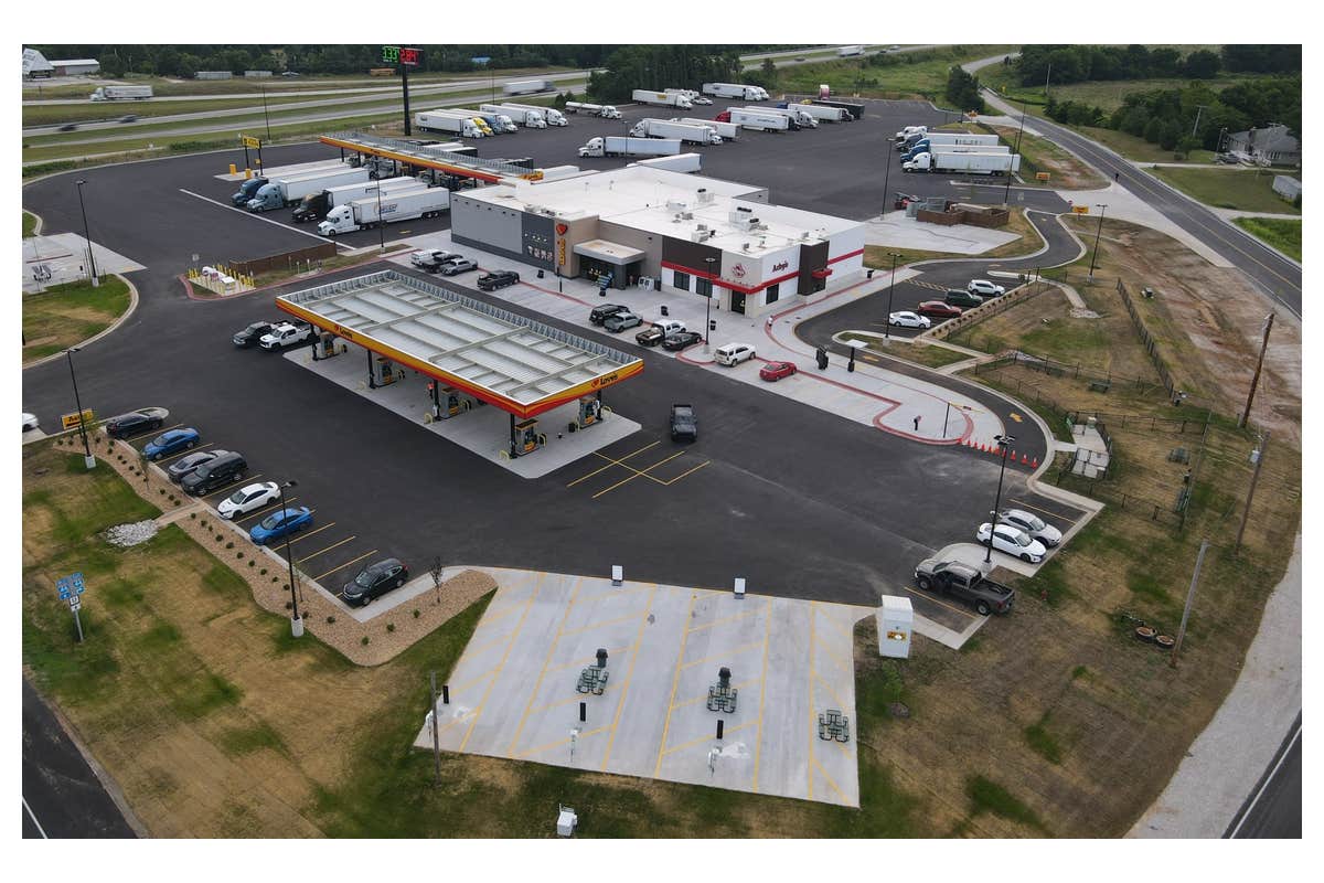 Camper-submitted photo at Love's RV Hookup-Sarcoxie MO 886 near La Russell, MO