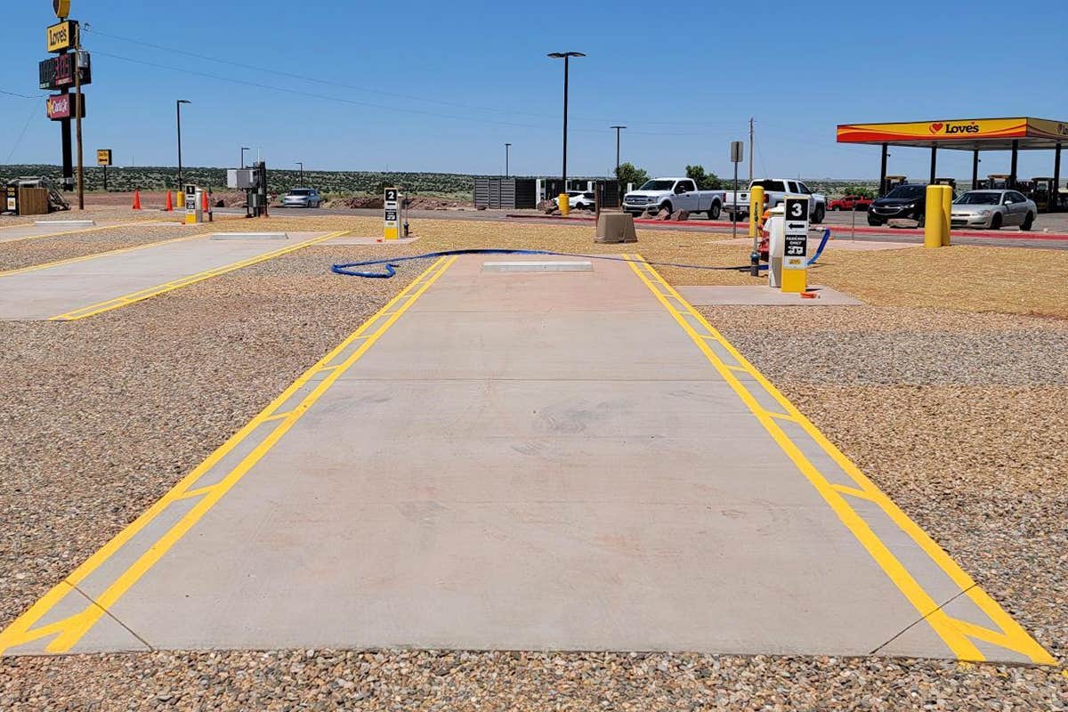 Camper-submitted photo at Love's RV Hookup-Santa Rosa NM 285 near Conchas Dam, NM