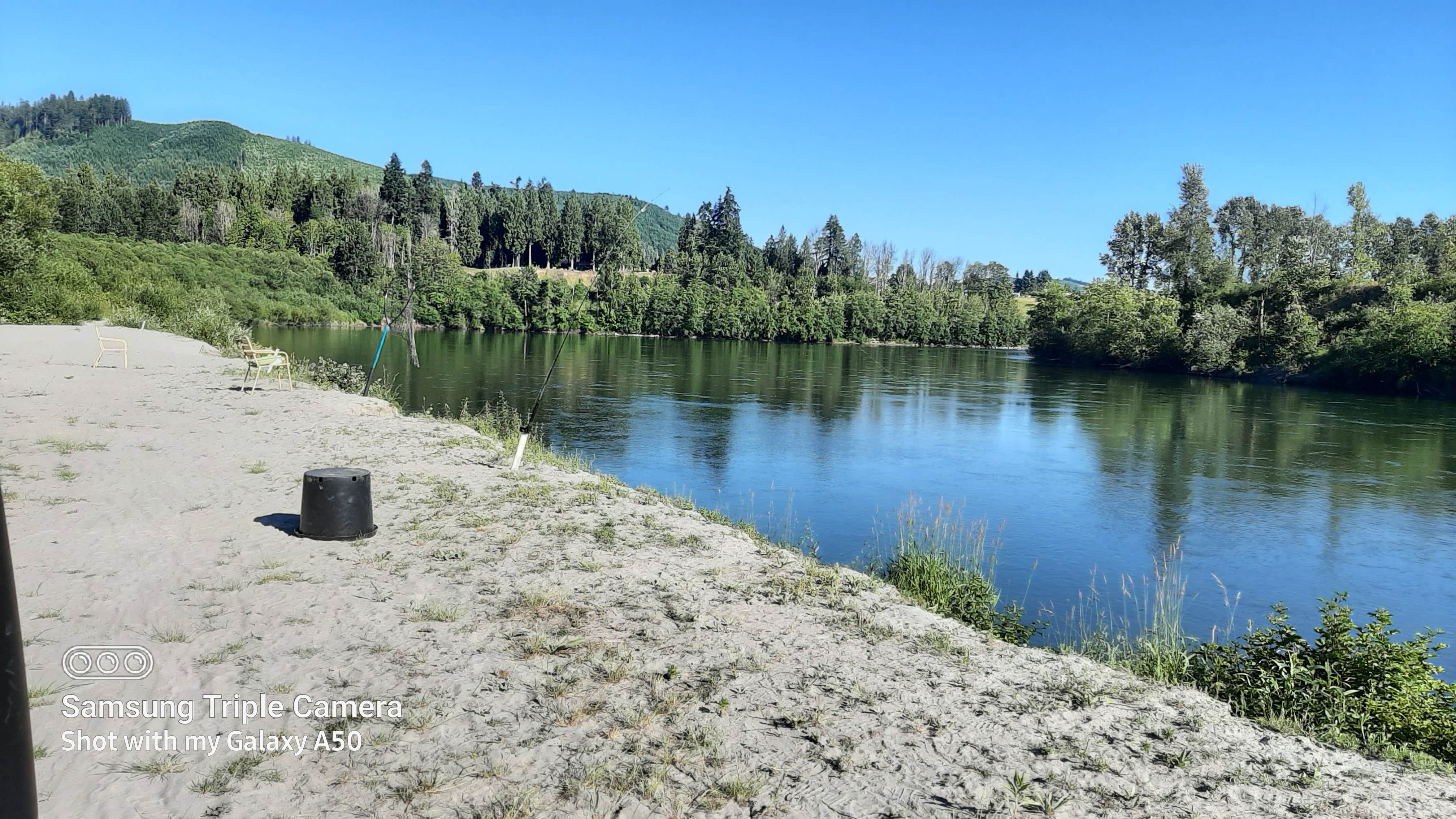 Camper-submitted photo at River bank near Rainier, OR