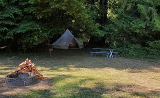 Aimee B.'s photo of tent camping at Weekend Worrior Camping near Beaver, WA