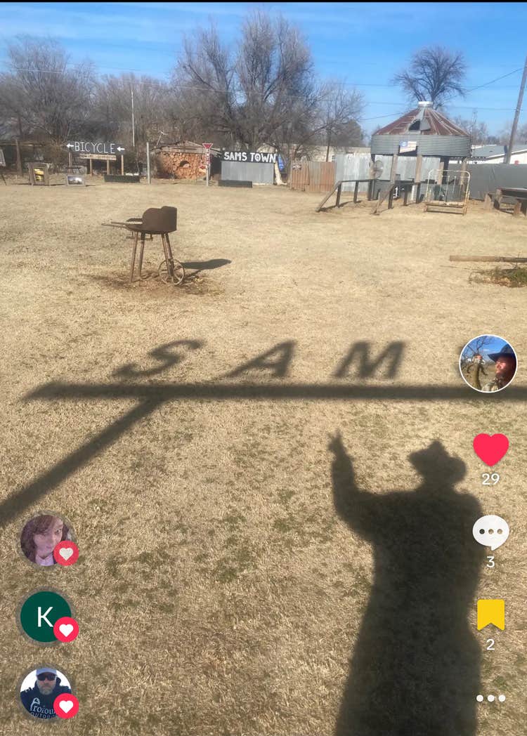 Camper-submitted photo at SAMS TOWN ON ROUTE 66 near Canute, OK