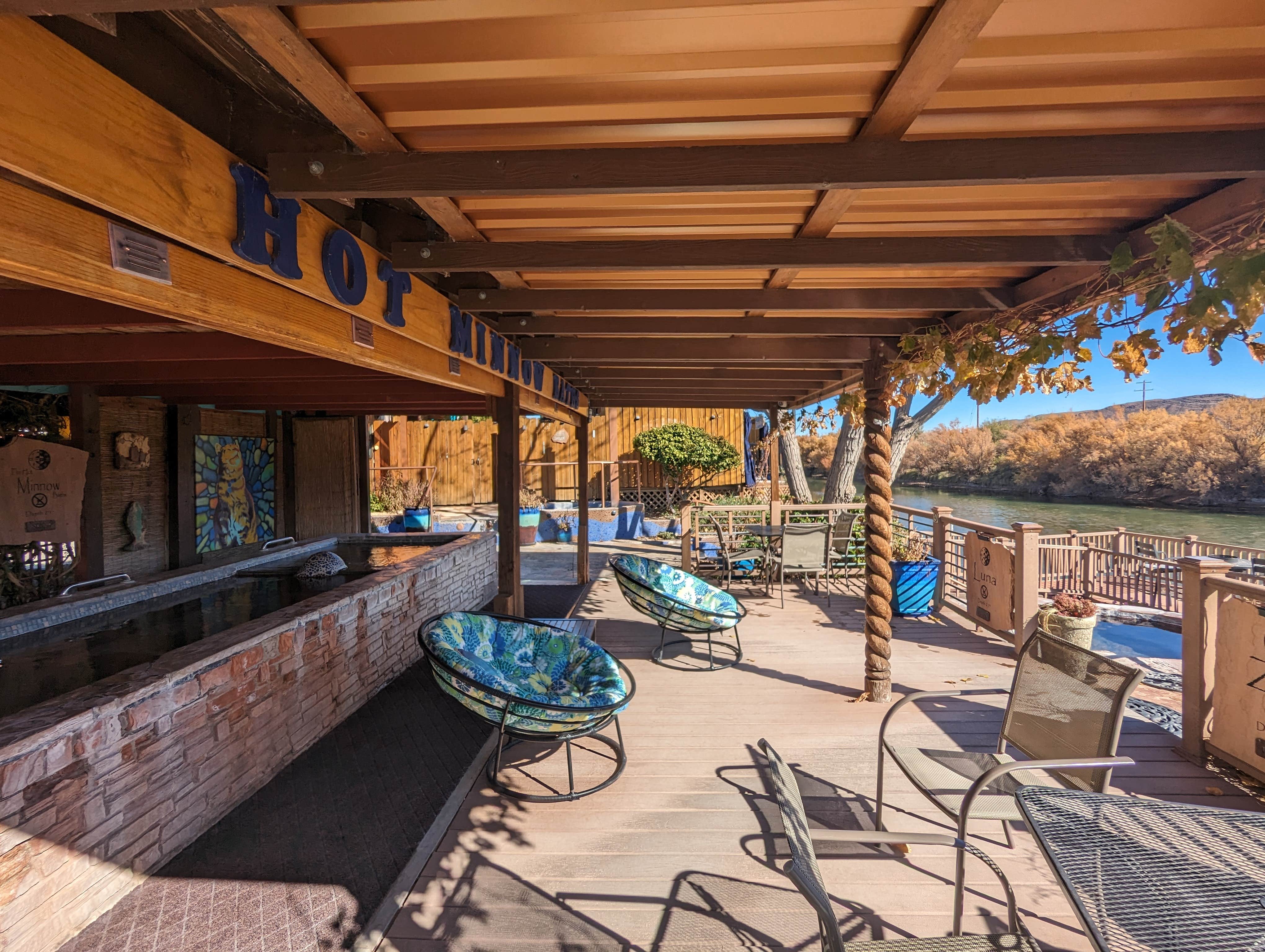 Camper-submitted photo at Riverbend Hot Springs near Caballo, NM