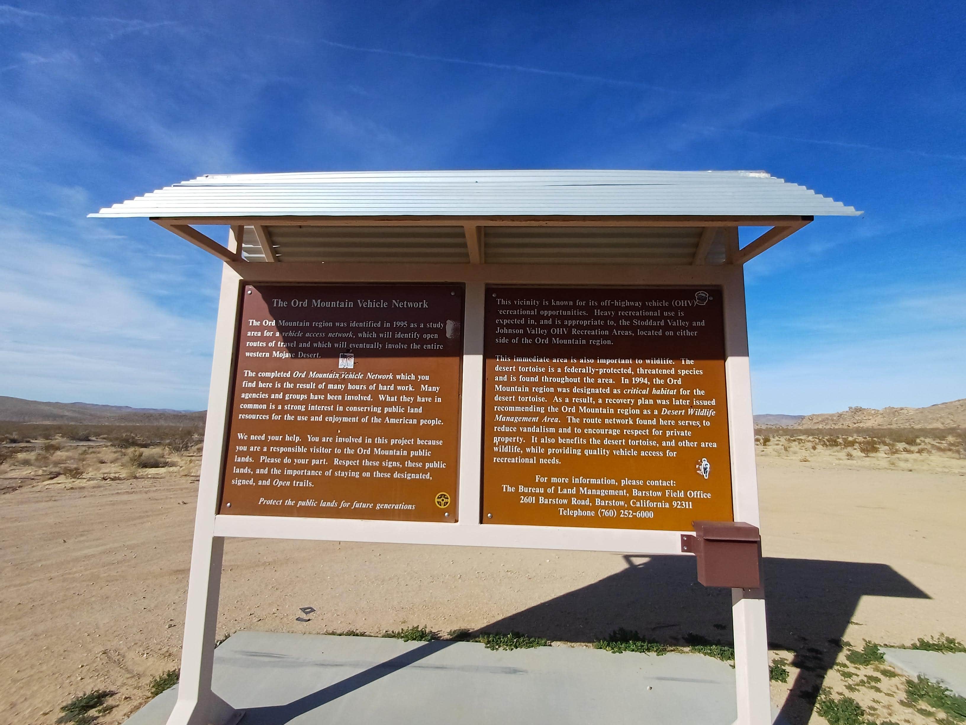 Camper-submitted photo at Ord Mountain Dispersed near Newberry Springs, CA